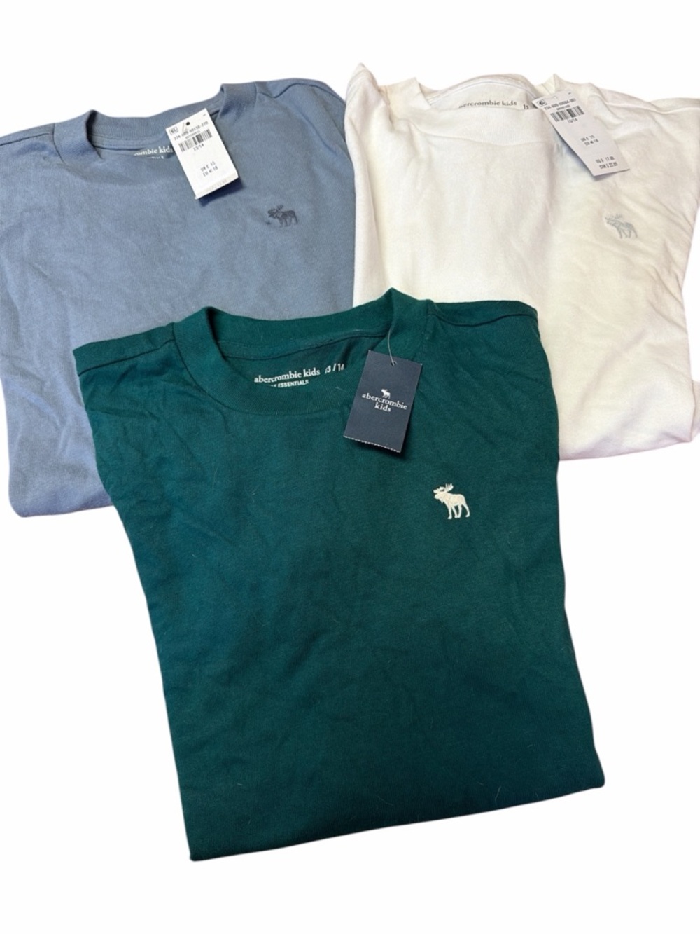 Lot of 3 abercrombie kids long-Sleeve Crewnecks size 13/14